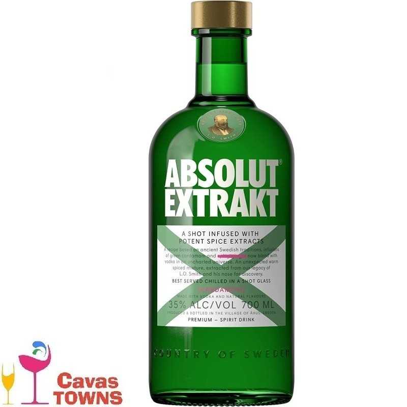 Vodka Absolut Extrakt Edición Audaz 700 ml - Cavas Towns Vodka Absolut Extrakt Edición Audaz 700 ml - Cavas Towns